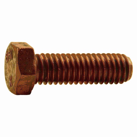 3/8-16 Hex Head Cap Screw, Silicon Bronze, 1-1/4 In L, 5 PK